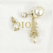 Dior Tribales Earrings Gold-Finish Metal and White - 1