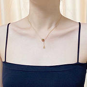 Chanel CC Pendant Necklace Gold - 3