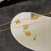 Chanel Logo Necklace Gold - 2