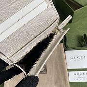 Gucci GG Marmont Card Case Wallet White 11x9x3cm - 5