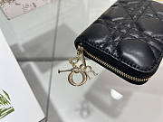 Dior Wallet Card Holder Black 11x9cm - 5