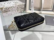 Dior Wallet Card Holder Black 11x9cm - 3