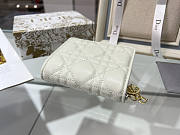 Dior Two-Fold Wallet White 11 x 9 x 3.5 cm - 2