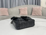 Dior Mini Hit The Road Bag Black CD Diamond 19 x 11 x 4 cm - 6