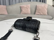 Dior Mini Hit The Road Bag Black CD Diamond 19 x 11 x 4 cm - 5