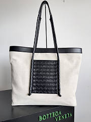 Bottega Veneta Portello Tote Natural Black 40x53x11cm - 1