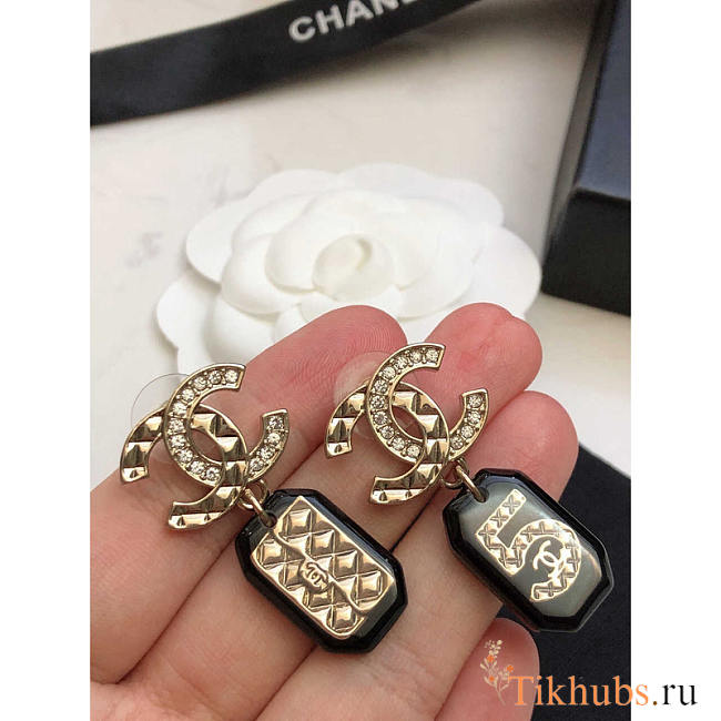 Chanel Drop Earrings Metal, Resin - 1