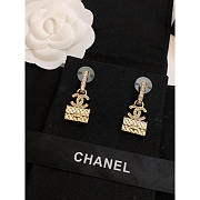 Chanel Pendant Earrings Metal And Crystal - 1