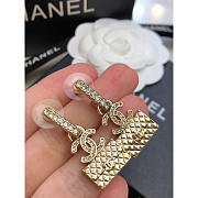 Chanel Pendant Earrings Metal And Crystal - 3