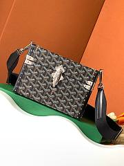 Goyard Cassette Trunk Bag Black 15x6.5x21cm - 1