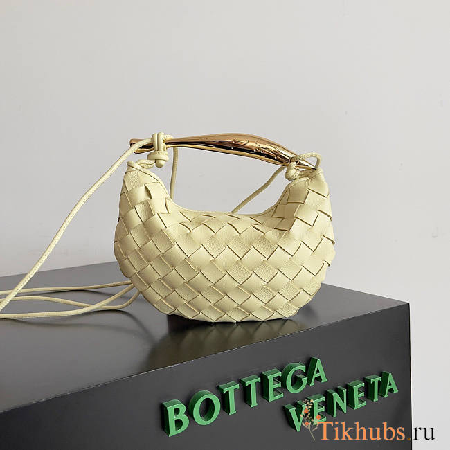 Bottega Veneta Mini Sardine Yellow 20x12x2.5cm - 1