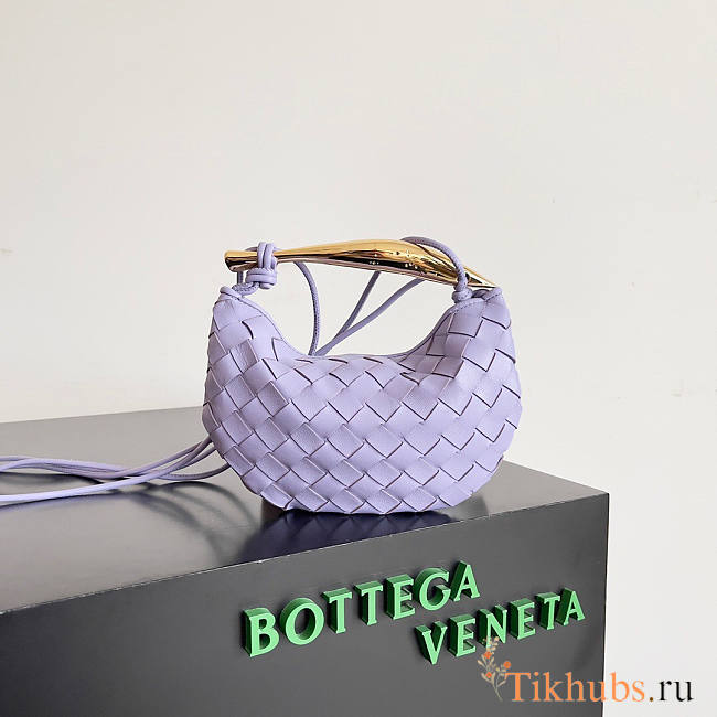 Bottega Veneta Mini Sardine Purple 20x12x2.5cm - 1