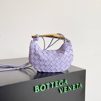 Bottega Veneta Mini Sardine Purple 20x12x2.5cm