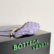 Bottega Veneta Mini Sardine Purple 20x12x2.5cm - 5