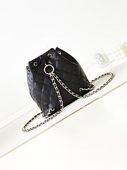 Chanel Blackpack Black 21x22x13cm - 5