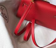 Hermes Mini Kelly Red Gold 19cm - 3