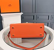 Hermes Kelly Epsom Orange Gold 25cm - 4