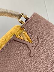 Louis Vuitton Mini LV Capucines Beige Yellow 21x14x8cm - 4