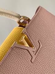 Louis Vuitton LV Capucines MM Beige Yellow 31.5x20x11cm - 4