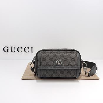 Gucci Ophidia GG Mini Bag Grey 20x12.5x9cm