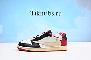 Nike Air Jordan 1 Low Fragment Red Sneakers - 1