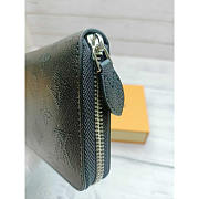 Louis Vuitton LV Zippy Wallet Mahina Black 19.5 x 10.5 x 2.5 cm - 5