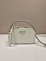 Prada Odette Leather Mini Bag White 18.5x13x6.5cm - 1