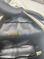 Prada Odette Leather Mini Bag White 18.5x13x6.5cm - 5