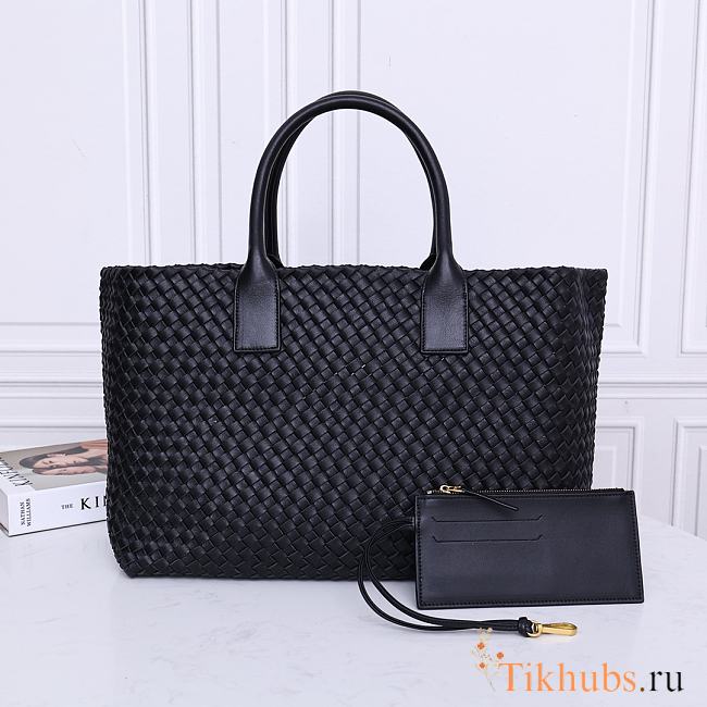 Bottega Veneta Medium Cabat Black 40x29x16cm - 1