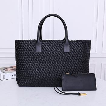 Bottega Veneta Medium Cabat Black 40x29x16cm