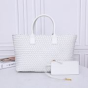 Bottega Veneta Medium Cabat White 40x29x16cm - 1