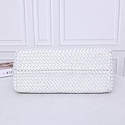 Bottega Veneta Medium Cabat White 40x29x16cm - 4