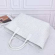 Bottega Veneta Medium Cabat White 40x29x16cm - 3