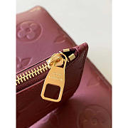 Louis Vuitton LV Neverfull Empreinte MM Wine Color 32x29x17cm - 6