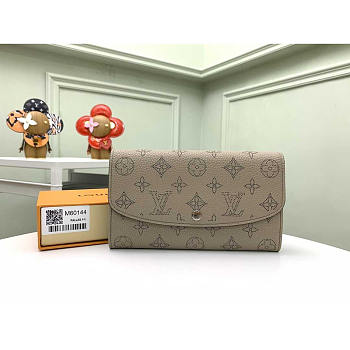 Louis Vuitton LV Wallet Iris Mahina Grey 19 x 12 x 2 cm