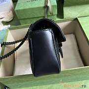 Gucci Marmont Black Hardware In Black Size 23 x 14 x 6 cm - 5