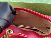 Gucci Marmont Red Gold Shoulder Bag 23 x 14 x 6 cm - 5