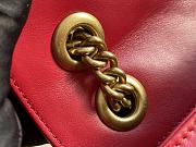 Gucci Marmont Red Gold Shoulder Bag 23 x 14 x 6 cm - 4