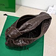 Bottega Veneta Small Jodie Intrecciato Leather Shoulder Bag Brown 48x40x16cm - 2