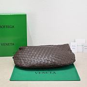 Bottega Veneta Small Jodie Intrecciato Leather Shoulder Bag Brown 48x40x16cm - 3