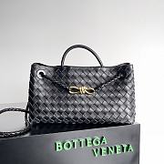 Bottega Veneta Small East/West Andiamo Black 29x18x10cm - 1