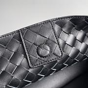 Bottega Veneta Small East/West Andiamo Black 29x18x10cm - 2