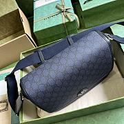 Gucci Ophidia Medium Messenger Bag Blue 28x22x8cm - 4