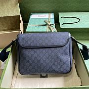 Gucci Ophidia Medium Messenger Bag Blue 28x22x8cm - 2