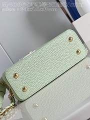 Louis Vuitton Mini LV Capucines Green White 21x14x8cm - 6