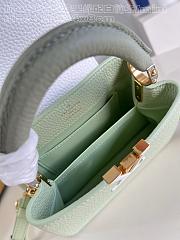 Louis Vuitton Mini LV Capucines Green White 21x14x8cm - 4