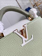 Louis Vuitton Mini LV Capucines Green White 21x14x8cm - 3