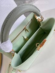 Louis Vuitton LV Capucines BB Green White 27x18x9cm - 6