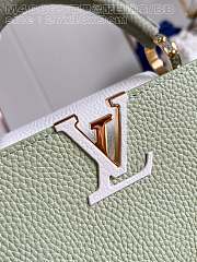 Louis Vuitton LV Capucines BB Green White 27x18x9cm - 5