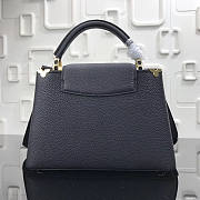 Louis Vuitton LV Capucines BB Black Gold 27x18x9cm - 3